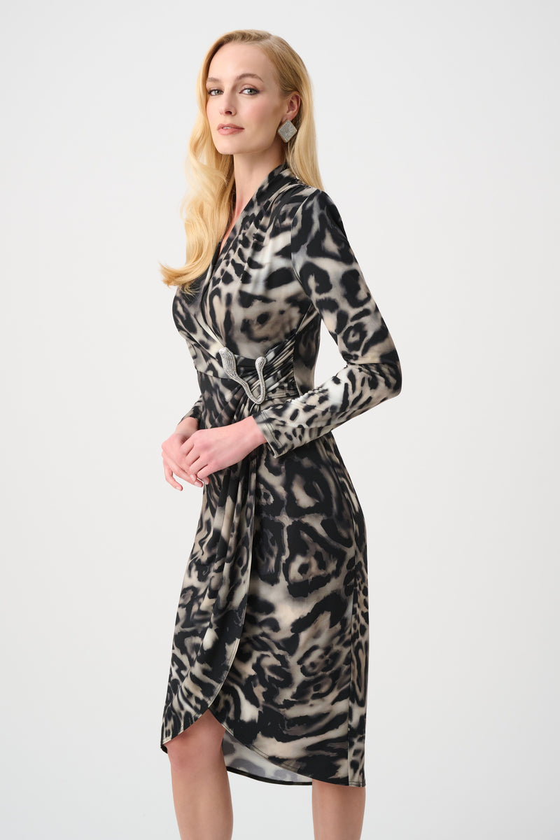 joseph ribkoff grey dress Joseph Ribkoff Dress Style 201221 - Grey/multi
