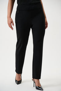 Joseph Ribkoff Classic Tailored Slim Pant in Black 144092