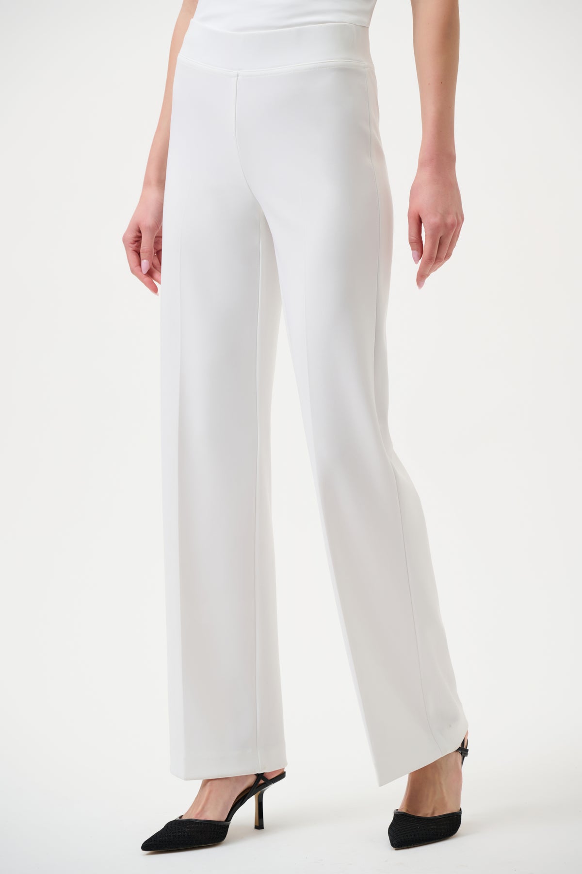 Joseph Ribkoff Classic Wide Leg Pant in Vanilla 153088