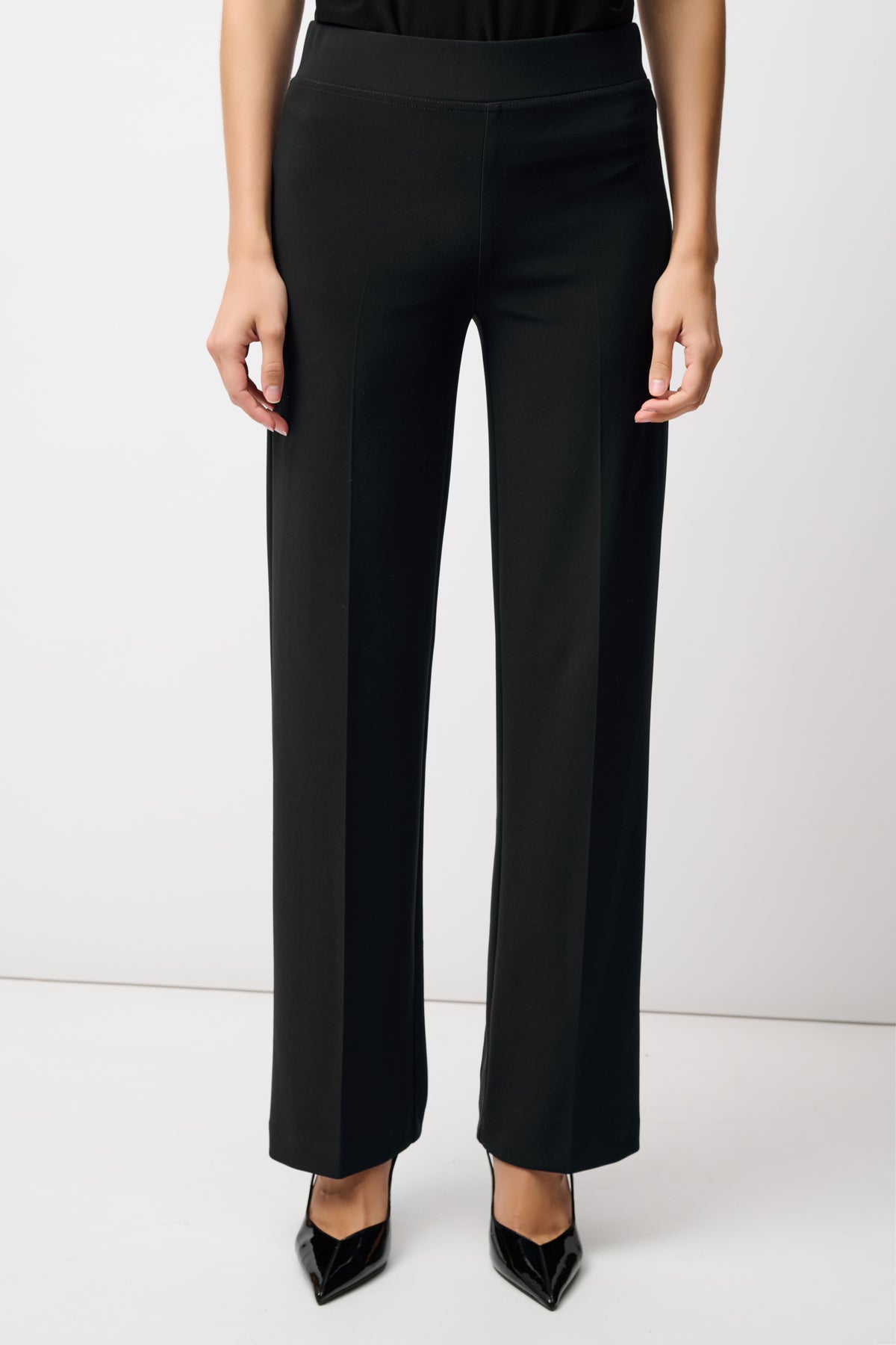 Joseph Ribkoff Classic Wide Leg Pant in Black 153088