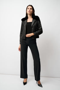 Joseph Ribkoff Classic Wide Leg Pant in Black 153088
