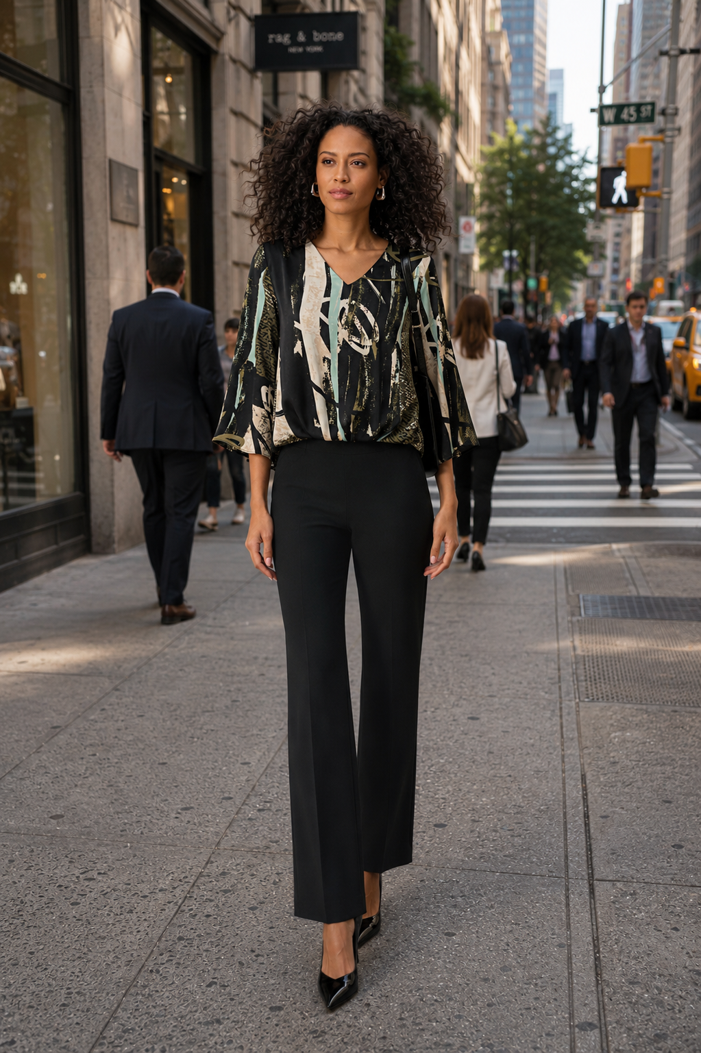 Joseph Ribkoff Classic Wide Leg Pant in Black 153088