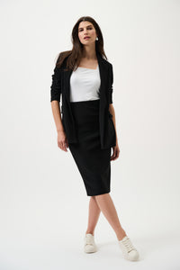 Joseph Ribkoff Classic Long Pencil Skirt in Black 163083