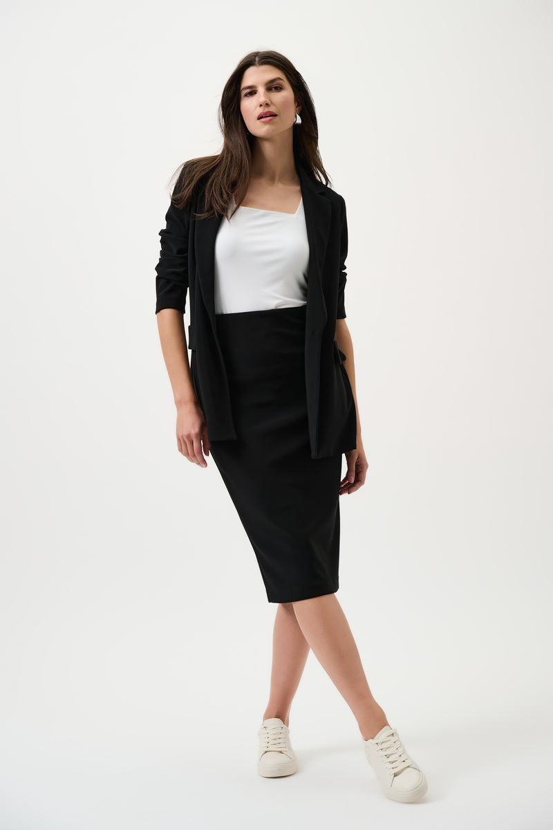 Joseph Ribkoff Classic Long Pencil Skirt in Black 163083