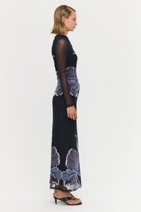 Staple The Label STAS Mesh Dress in Midnight Floral