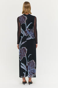 Staple The Label STAS Mesh Dress in Midnight Floral