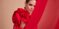 Catherine Ferraro Henrietta Gown in Red