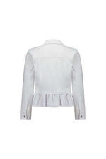 Vassalli Denim Jacket in White