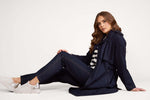 Vassalli Denim Trench in Dark Denim 2098