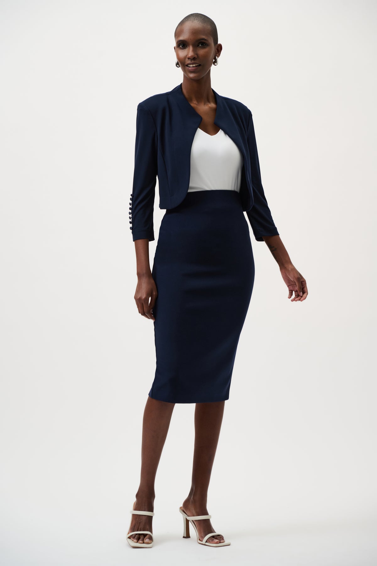Joseph Ribkoff Classic Bolero in Midnight 213707