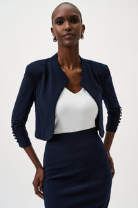 Joseph Ribkoff Classic Bolero in Midnight 213707