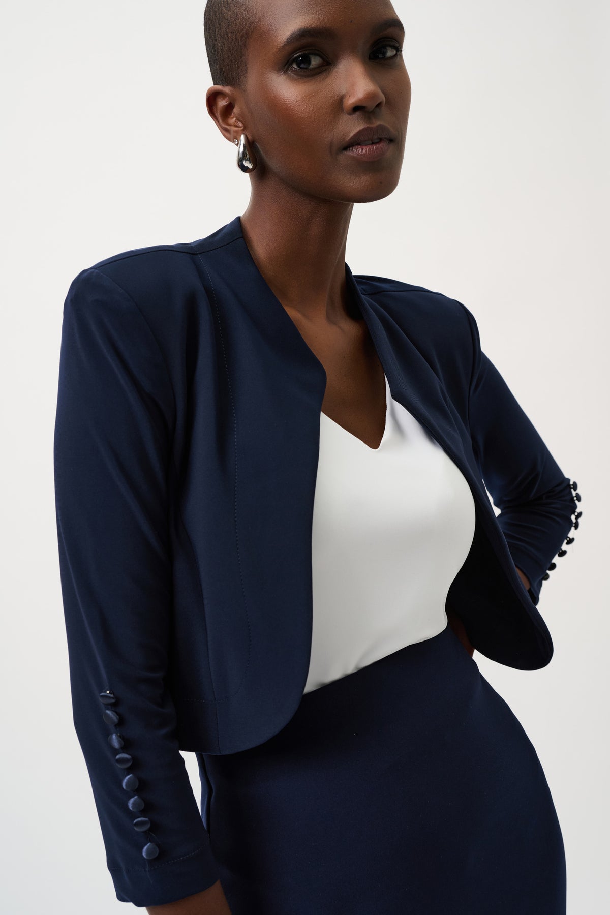 Joseph Ribkoff Classic Bolero in Midnight 213707