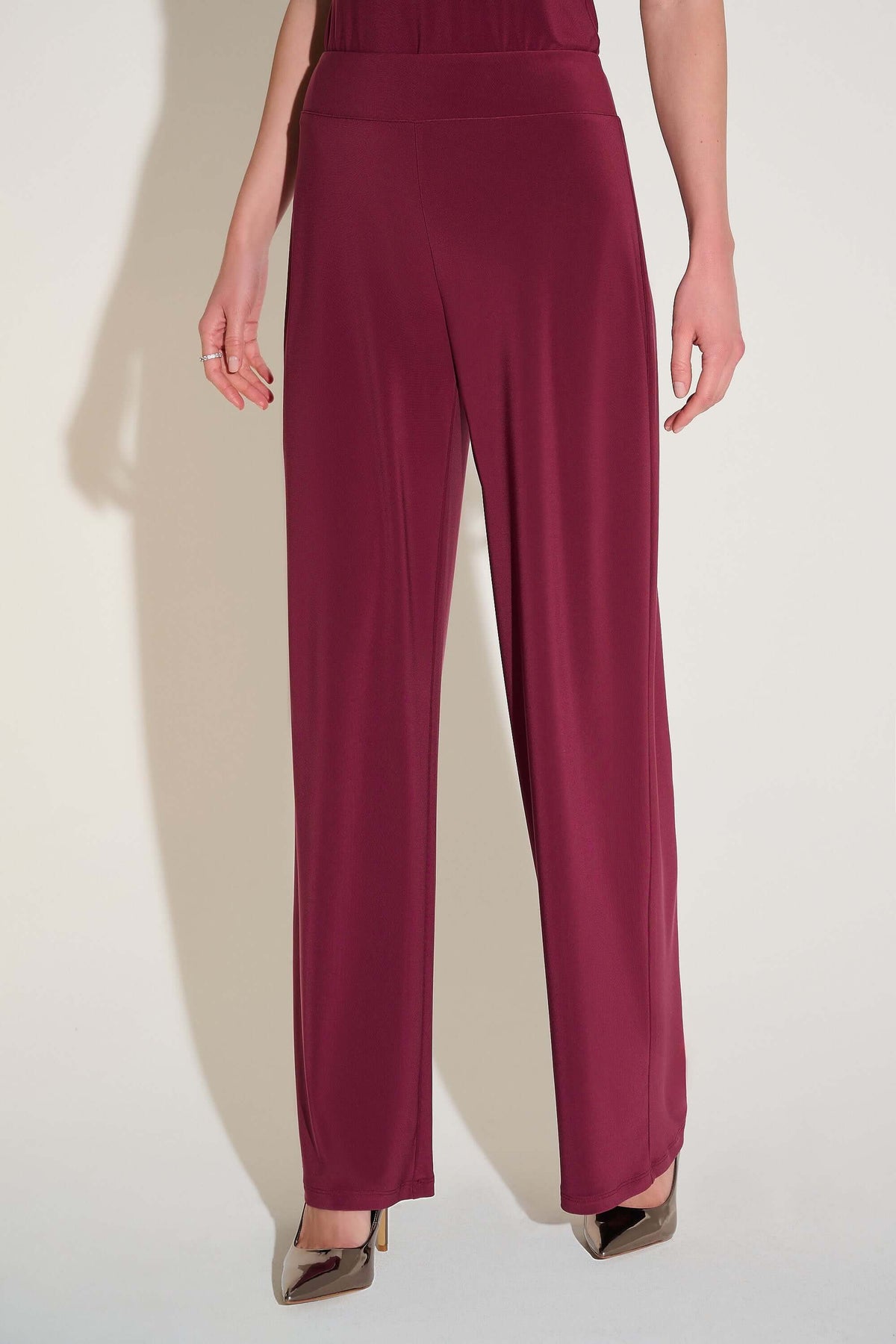 Signature by Joseph Ribkoff Stunning Pant in Merlot 221340