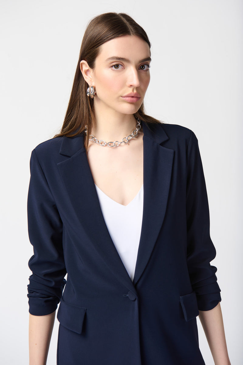 Joseph Ribkoff Straight Cut Blazer in Midnight 231064