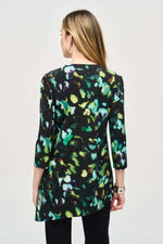 Joseph Ribkoff Abstract Tunic in Black Forest 243134