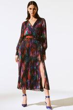 Signature by Joseph Ribkoff Dress in Black Brights 243770X