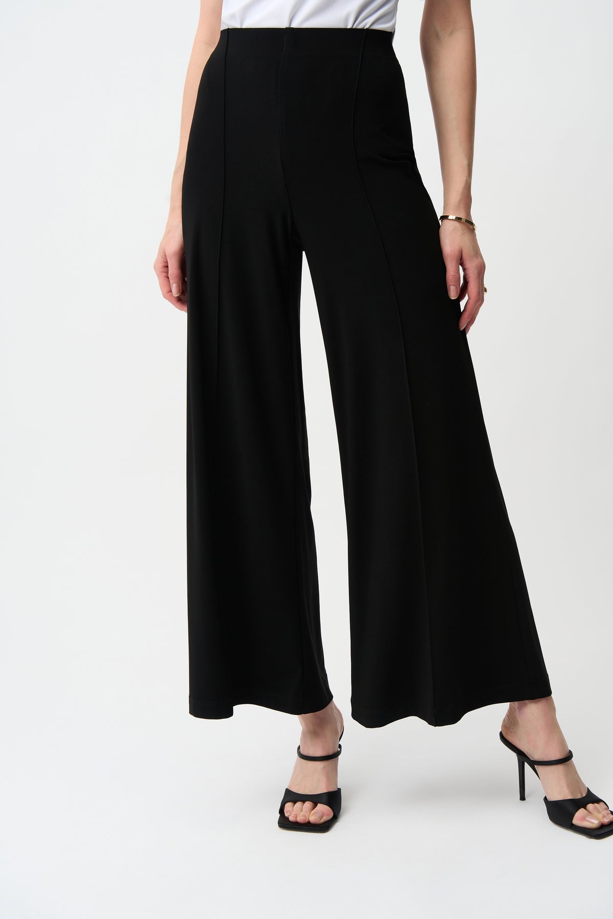 Joseph Ribkoff Wide Leg Pant in Black 251017