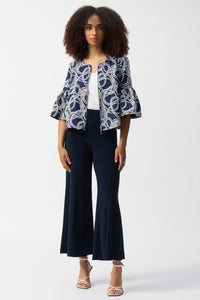 Joseph Ribkoff Wide Leg Pant in Midnight 251017