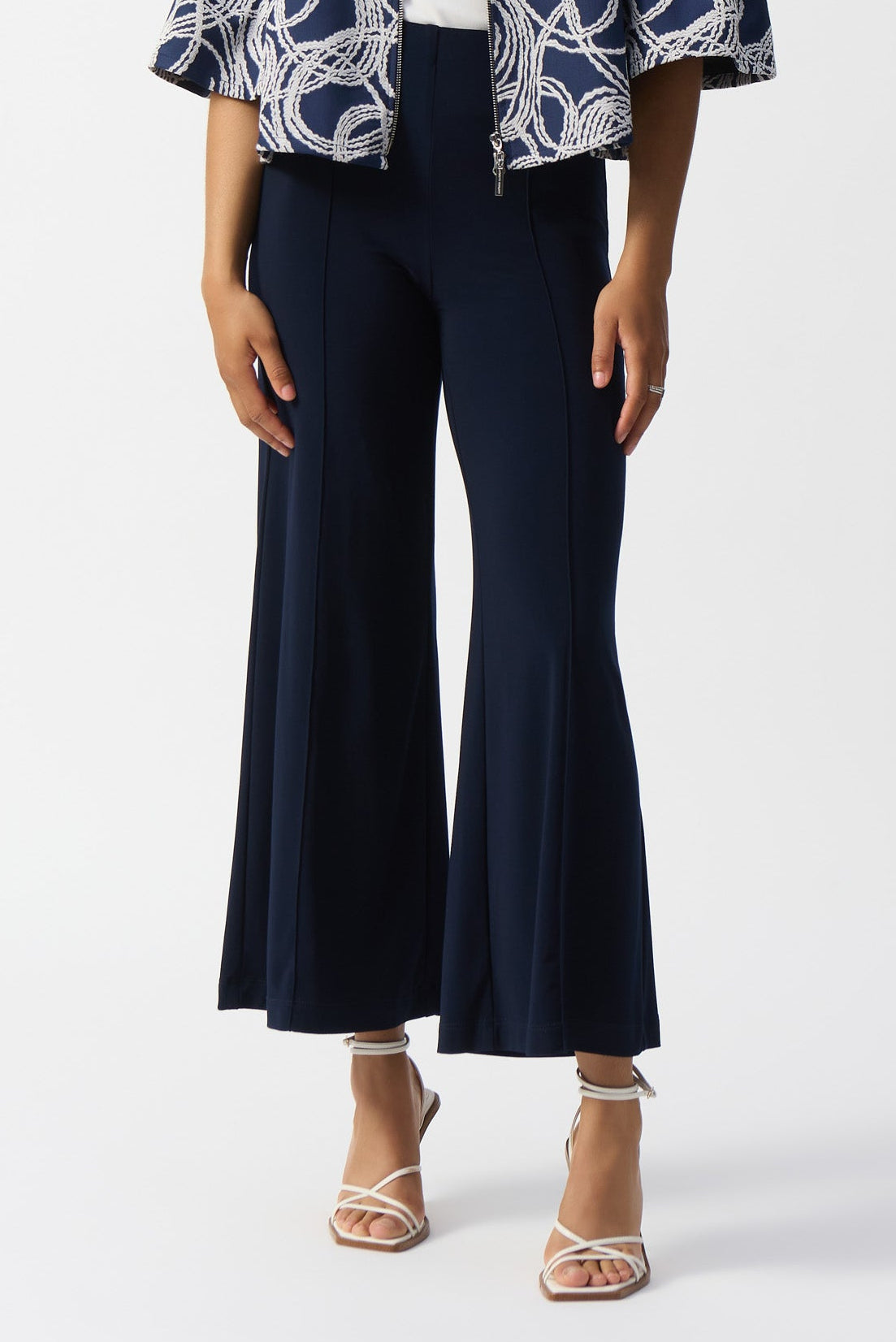 Joseph Ribkoff Wide Leg Pant in Midnight 251017