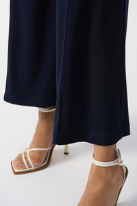 Joseph Ribkoff Wide Leg Pant in Midnight 251017