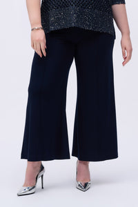 Joseph Ribkoff Wide Leg Pant in Midnight 251017