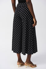 Joseph Ribkoff Dot Culottes in Black & White 251040