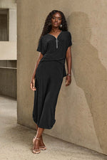 Joseph Ribkoff Chic Jumpsuit in Black 251044