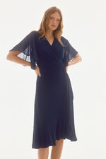 Signature by Joseph Ribkoff Flowy Dress in Midnight 251706