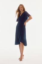 Signature by Joseph Ribkoff Flowy Dress in Midnight 251706