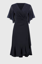 Signature by Joseph Ribkoff Flowy Dress in Midnight 251706