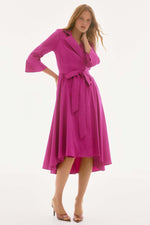 Signature by Joseph Ribkoff Taffeta Dress in Magenta 251727