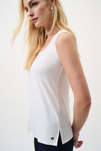 joseph Ribkoff Scoop Neck Cami in Vanilla 251970