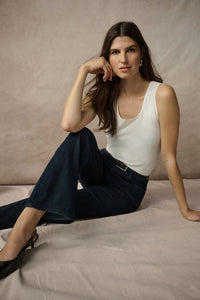 joseph Ribkoff Scoop Neck Cami in Vanilla 251970