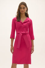 Signature by Joseph Ribkoff Taffeta Dress in Geranium 252718