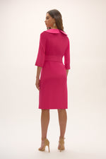 Signature by Joseph Ribkoff Taffeta Dress in Geranium 252718