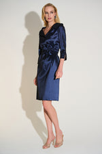 Signature by Joseph Ribkoff Taffeta Dress in Navy 252718