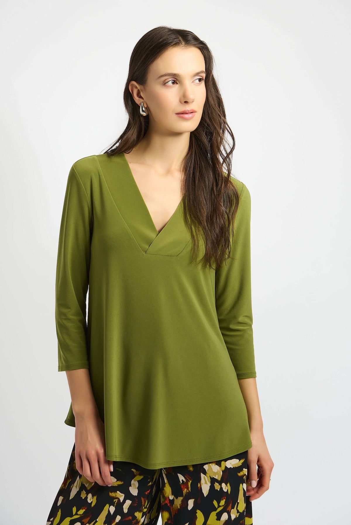 Joseph Ribkoff Flared Top in Artichoke 253112