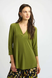 Joseph Ribkoff Flared Top in Artichoke 253112