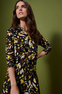 Joseph Ribkoff Striking Top in Golden Jungle 253259