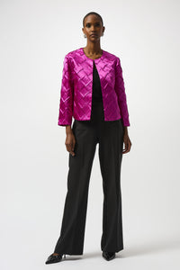Joseph Ribkoff Satin Jacket in Cosmos 253997