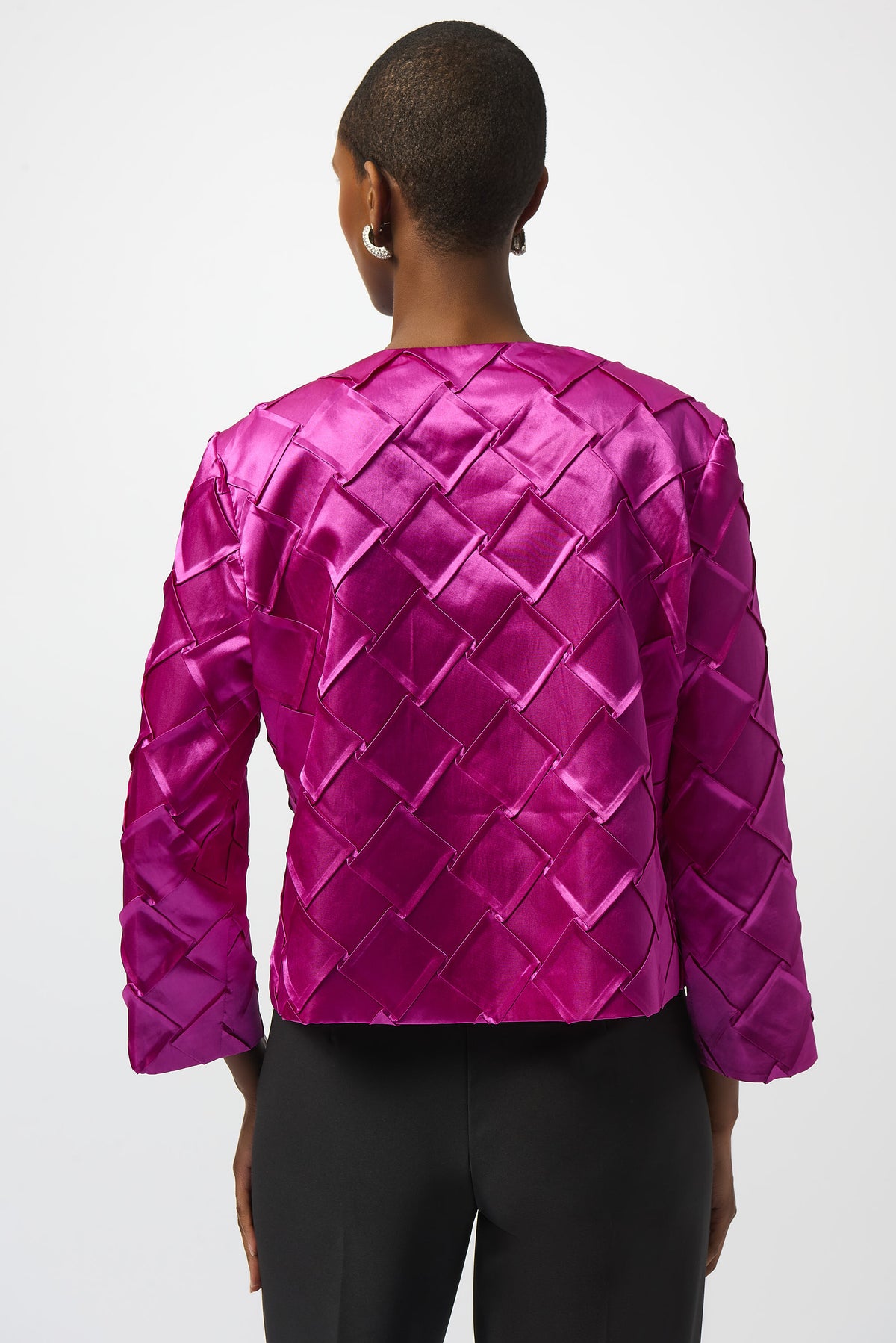 Joseph Ribkoff Satin Jacket in Cosmos 253997
