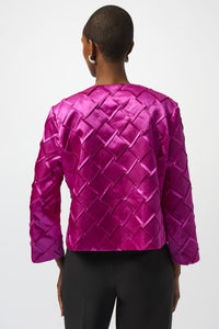 Joseph Ribkoff Satin Jacket in Cosmos 253997