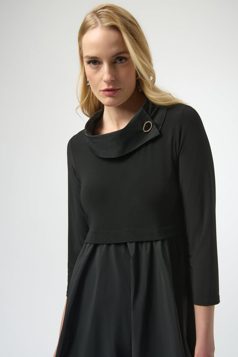 Joseph Ribkoff Memory Fit & Flare Dress in Black 254207 Joseph Ribkoff Memory Fit & Flare Dress in Black 254207