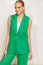 Eb & Ive Halcyon Vest in Emerald