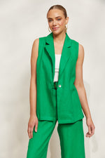 Eb & Ive Halcyon Vest in Emerald