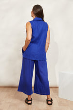 Eb & Ive Halcyon Vest in Cobalt