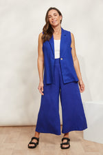 Eb & Ive Halcyon Vest in Cobalt