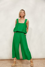 Eb & Ive Halcyon Crop Pant in Emerald