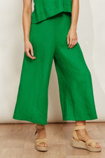 Eb & Ive Halcyon Crop Pant in Emerald