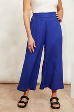 Eb & Ive Halcyon Crop Pant in Cobalt